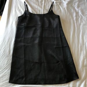 Silence & Noise Satin Mini Slip Dress (XS)